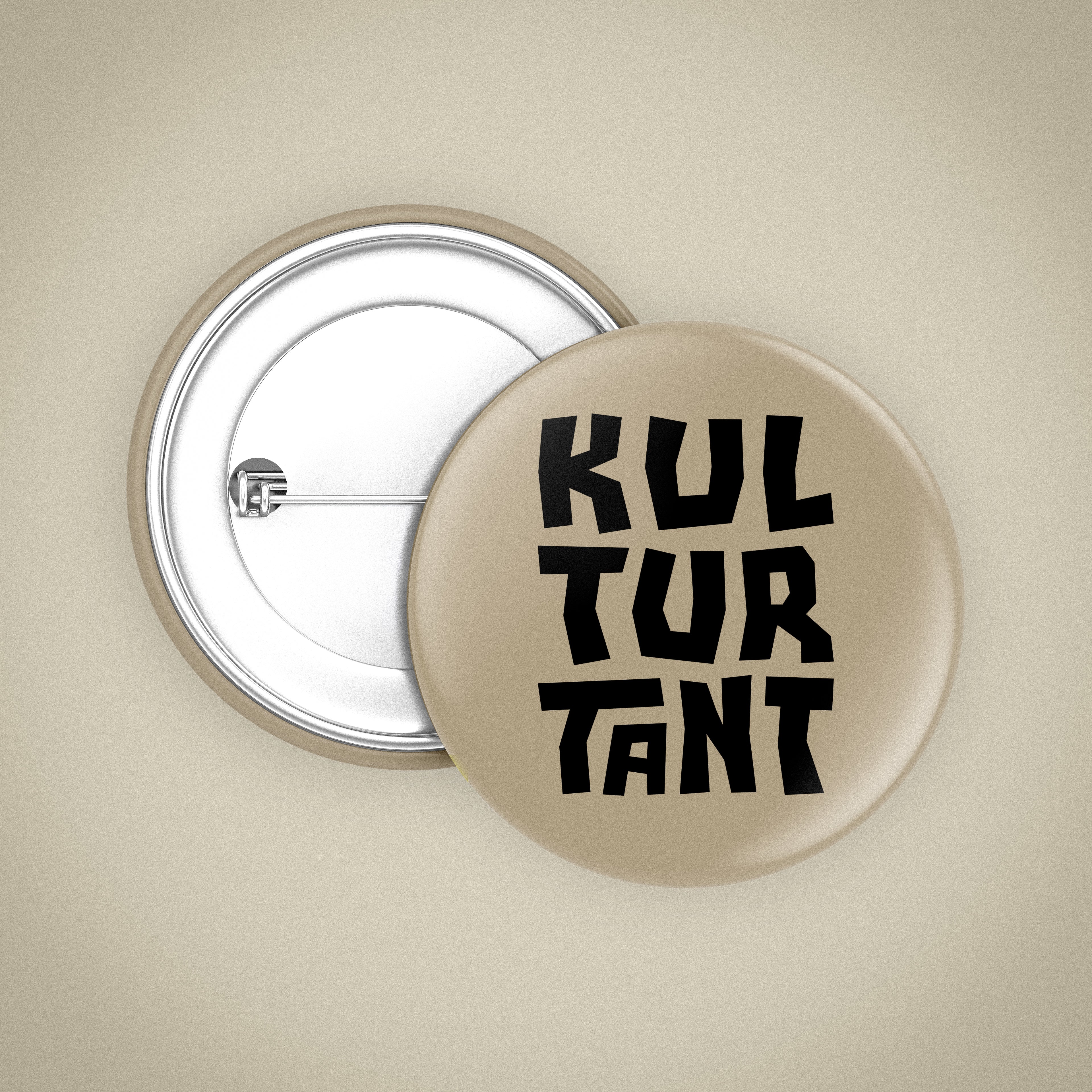 Kulturtant knapp - Beige