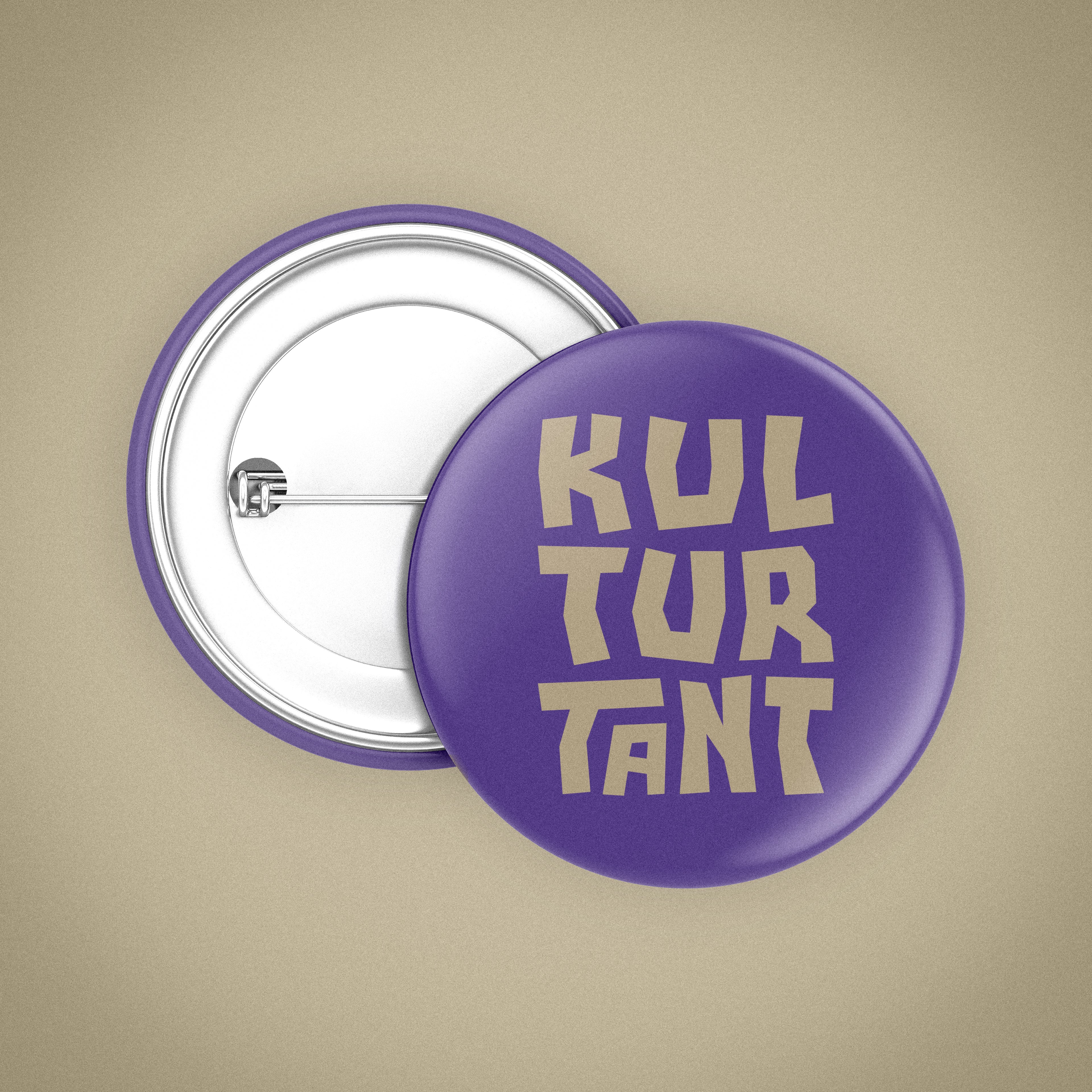 Kulturtant knapp - Lila