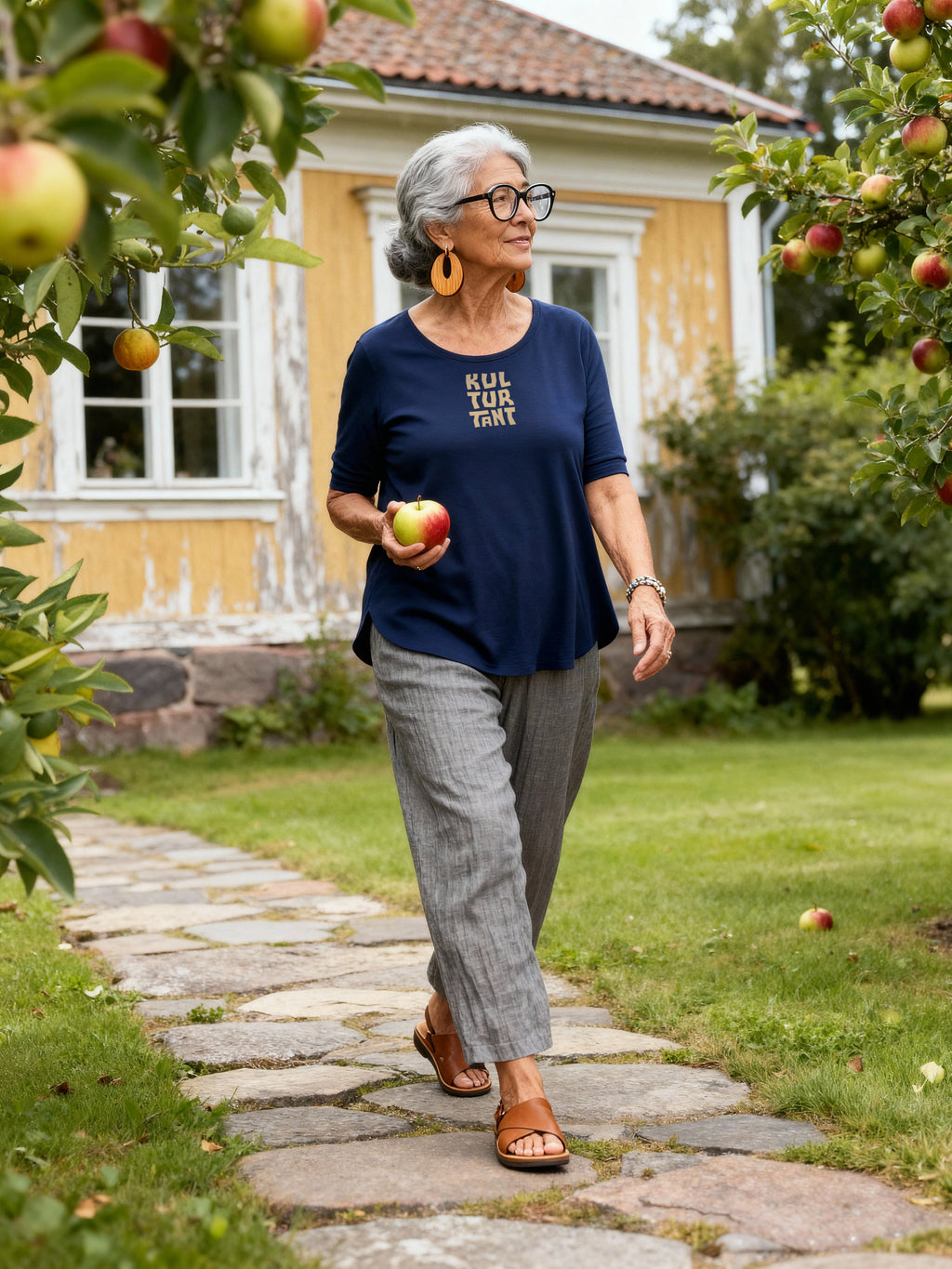 Kulturtant T-shirt Original - Marinblå