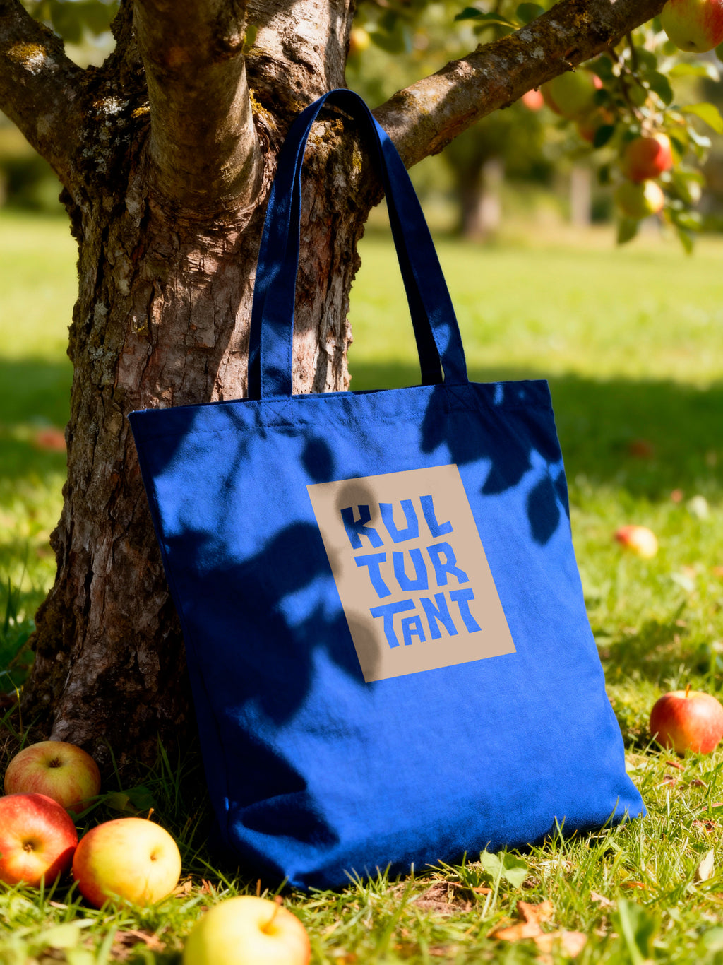 Kulturtant tygkasse - Blå