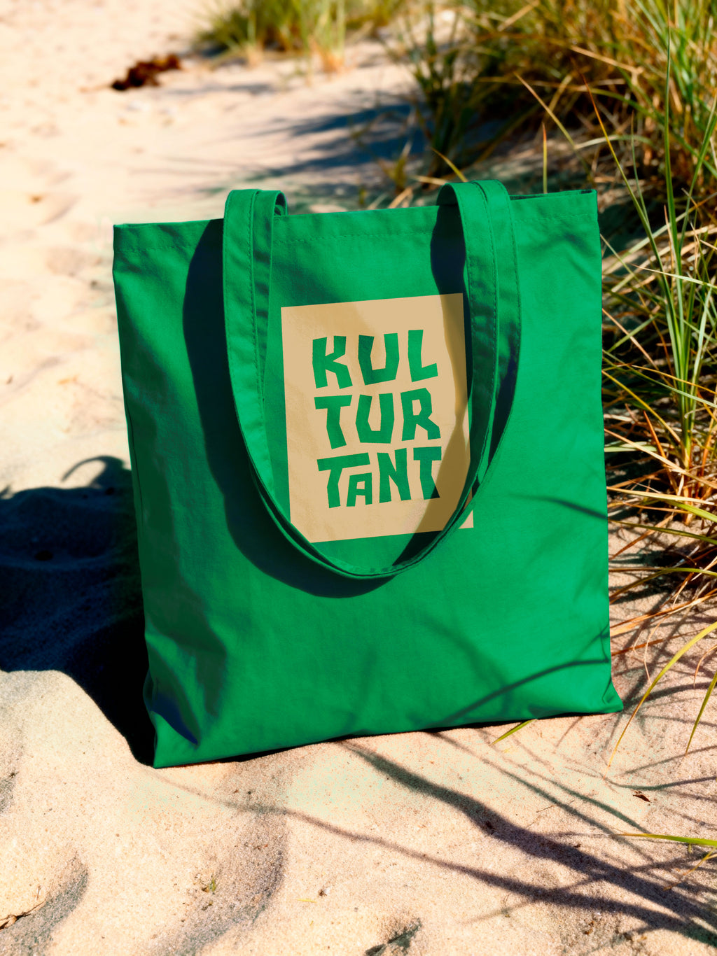 Kulturtant tygkasse - Grön